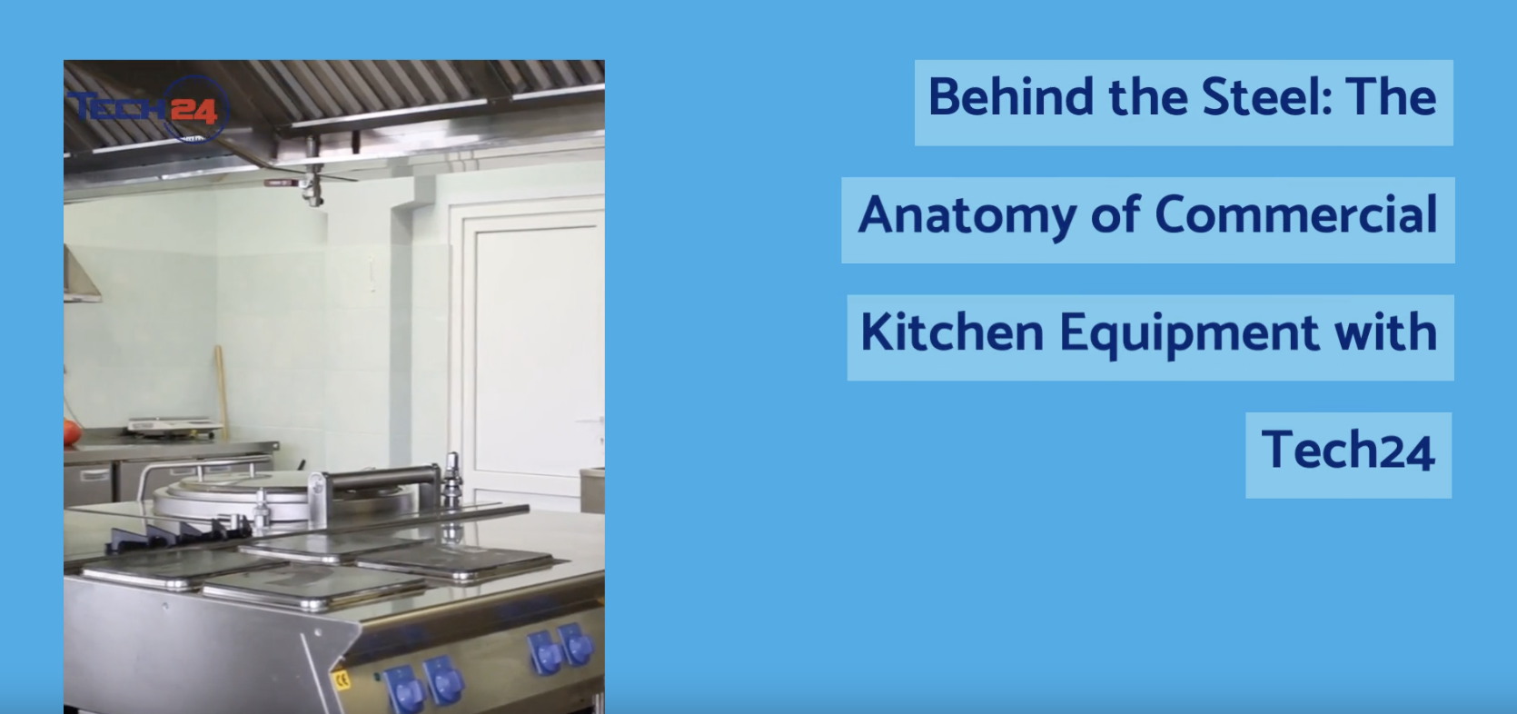 Video: Foodservice Equipment anatomy