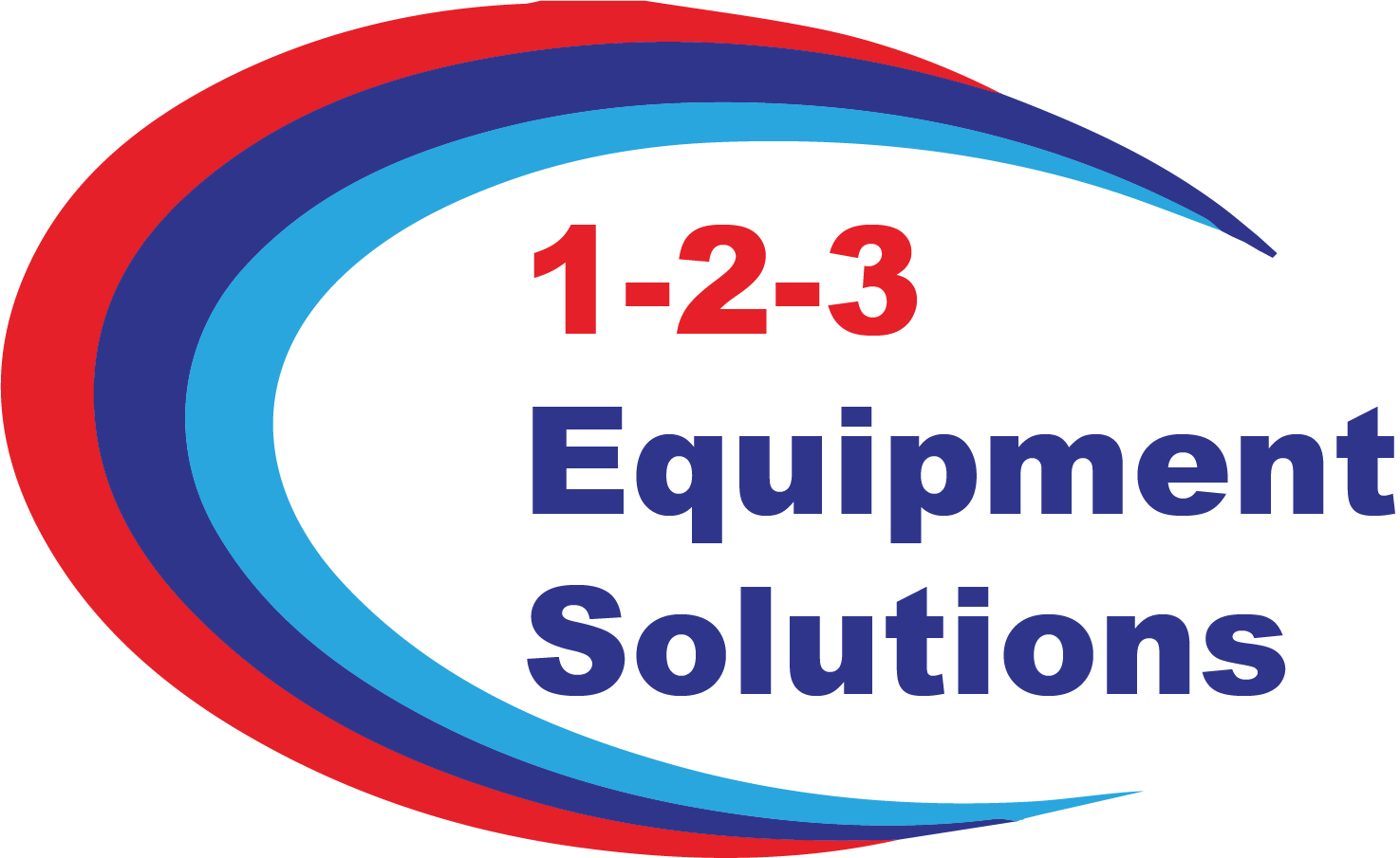 1-2-3 Equipment Solutions Logo